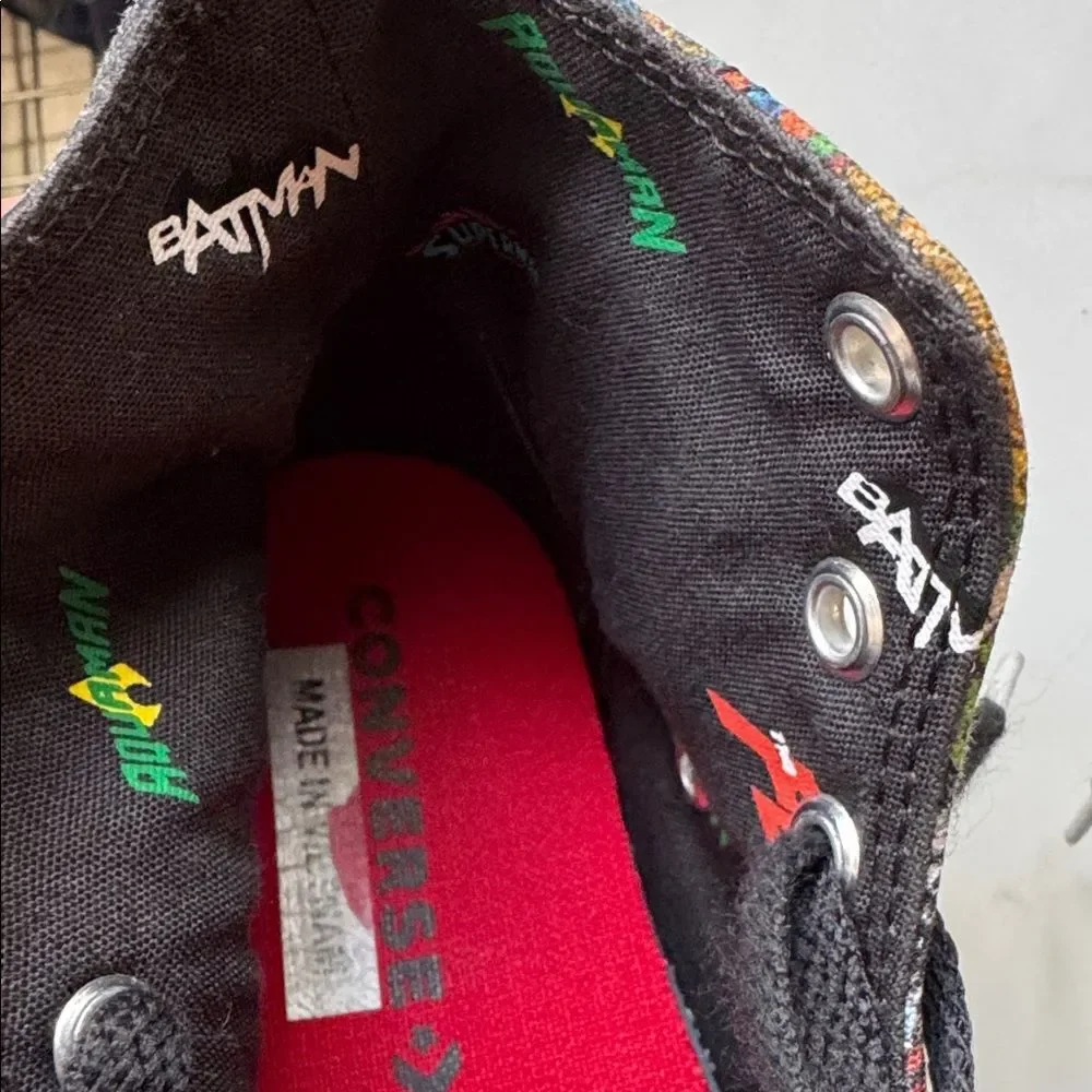 CONVERSE Comic Book High-Top Sneakers LIMITED EDITION justice league